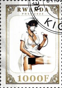 Stamp, Eroticism, Rwanda,  , Eroticism