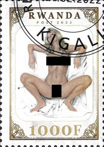 Stamp, Eroticism, Rwanda,  , Eroticism