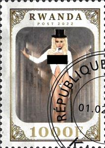 Stamp, Eroticism, Rwanda,  , Eroticism