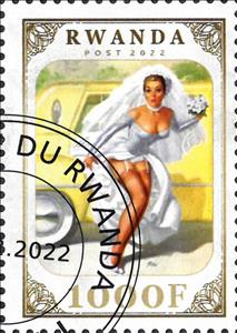 Stamp, Eroticism, Rwanda,  , Eroticism