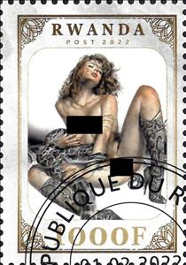 Stamp, Eroticism, Rwanda,  , Eroticism