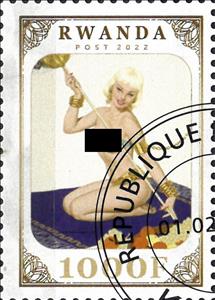 Stamp, Eroticism, Rwanda,  , Eroticism