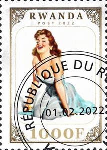 Stamp, Eroticism, Rwanda,  , Eroticism