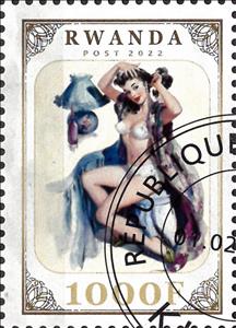 Stamp, Eroticism, Rwanda,  , Eroticism