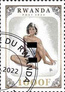 Stamp, Eroticism, Rwanda,  , Eroticism