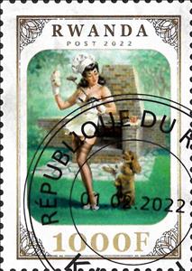 Stamp, Eroticism, Rwanda,  , Eroticism