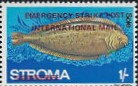 Stamp, 1/-, Scotland, Isle of Stroma,  , Fishes