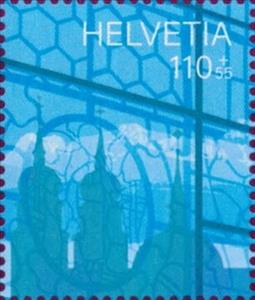 Stamp, Stamp Day 2023 Eschenbach LU, Switzerland,  , Churches - Cathedrals - Basilicas - Chapels, Philatelic Exhibitions, Stamp Day