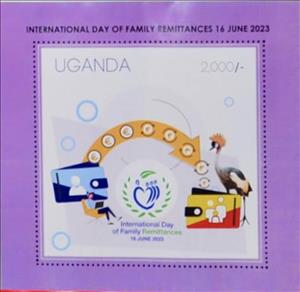 Souvenir Sheet, International Day of Family Remittances 2023, Uganda,  , Emigration