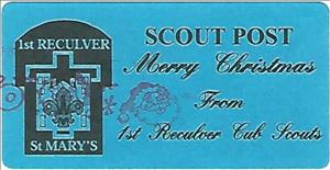 Stamp, Scout Post, Merry Christmas, United Kingdom of Great Britain & Northern Ireland,  , Christmas, Scouting