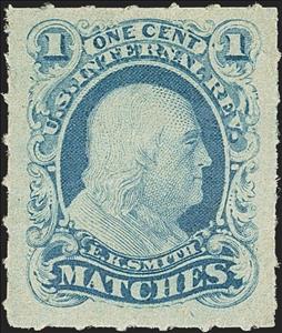 Stamp, E. K. Smith - Benjamin Franklin (1706-1790), United States of America,  , Famous People, Heads of State, Men, Politicians, Государственный деятель