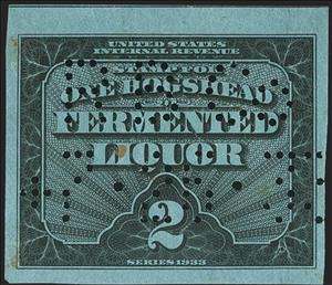 Stamp, Fermented Liquor, United States of America,  , Beer