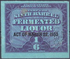 Stamp, Fermented Liquor, United States of America,  , Beer