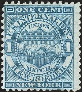 Stamp, H. & W. Roeber, United States of America,  , Coats of Arms, Hands