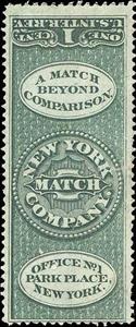 Stamp, New York Match Co., United States of America,  