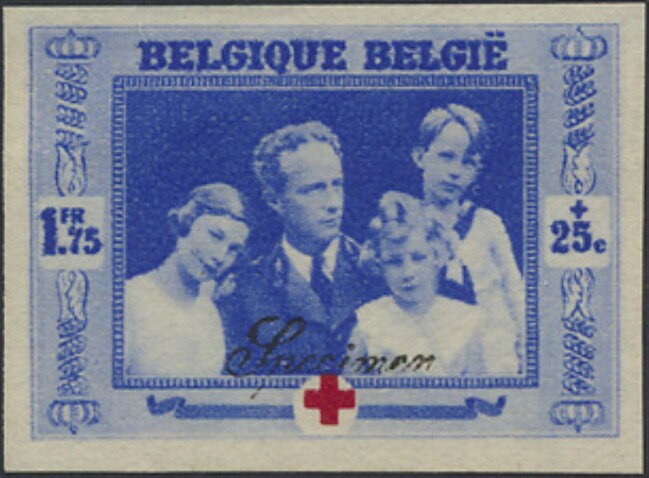 Belgian Red Cross - King Leopold III and children