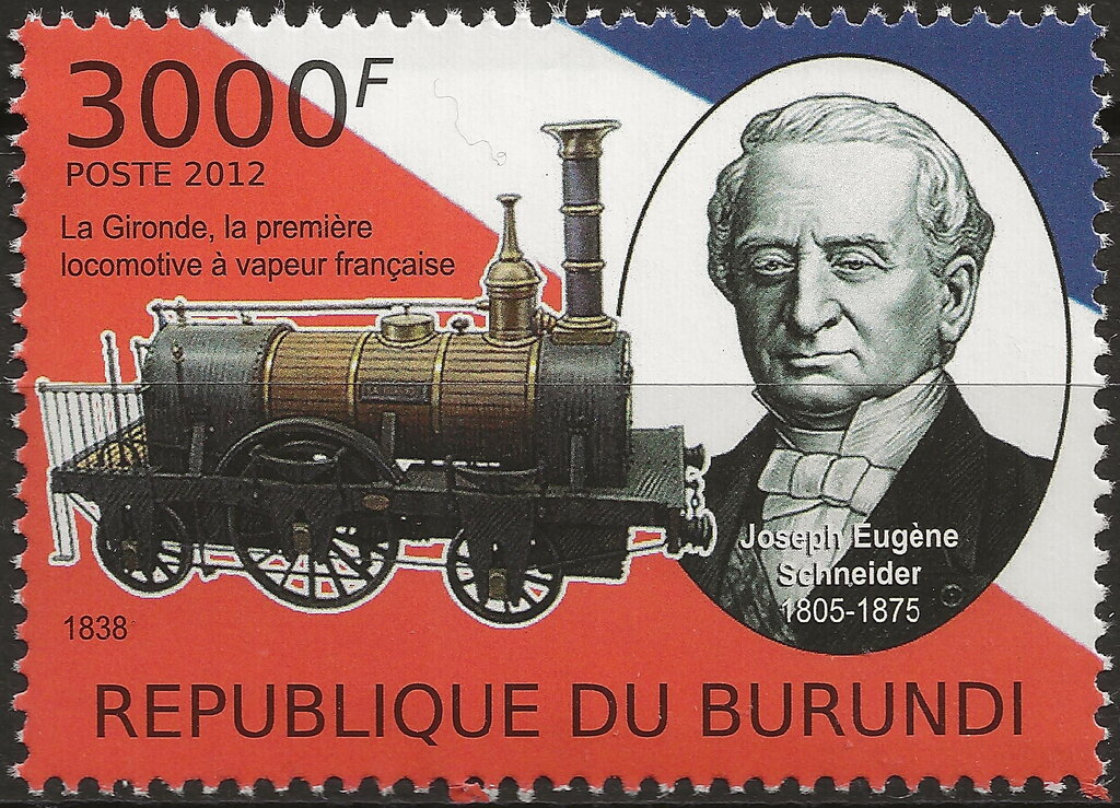 Locomotive "La Gironde" ; Eugène Schneider (1805-1875)