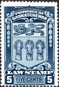 Stamp, "Arms" Law Stamp, Canada,  , Coats of Arms