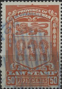 Stamp, "Arms" Law Stamp, Canada,  , Coats of Arms