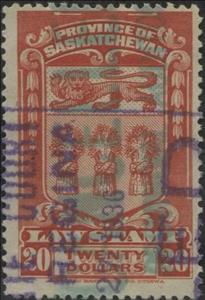 Stamp, "Arms" Law Stamp, Canada,  , Coats of Arms