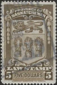 Stamp, "Arms" Law Stamp, Canada,  , Coats of Arms