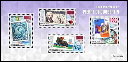 160th Anniversary of the Birth of Pierre de Coubertin