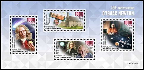 380th Anniversary of the Birth of Isaac Newton