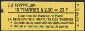 Booklet, Type Marianne de Briat, France,  , Women
