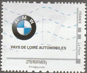 Stamp, BMW Pays de Loire Automobiles, France,  , Logos, The Automobile Industry