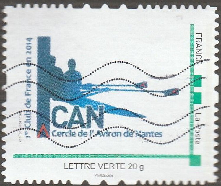 CAN Cercle d'Aviron de Nantes 1er Club de France en 2014