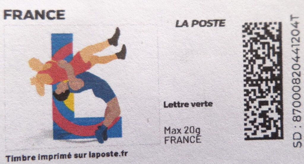 Letter L Lutte Wrestling. Redesign without logo