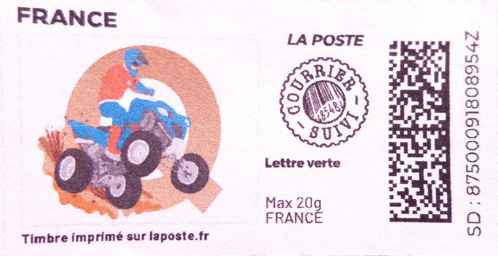 Letter Q Quad Bike. Redesign. Courrier Suiwi no logo