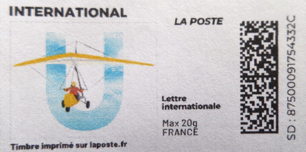 Letter U ULM. Redesign without laposte logo