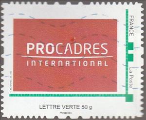 Stamp, Procadres International, France,  , Businessman