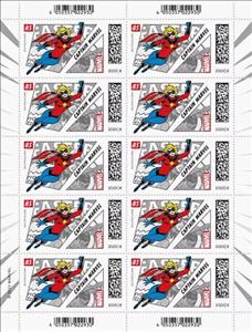 Full Pane, Captain Marvel, Germany, Federal Republic,  , Cartoons, Comics