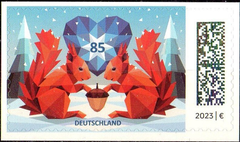 Squirrels in the Snow