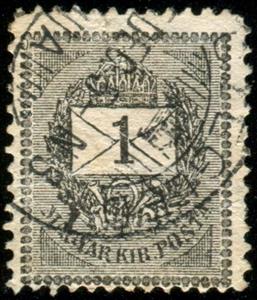 Stamp, Letter, coloured cipher, Hungary,  , Crowns and Coronets, Letters (Mail)