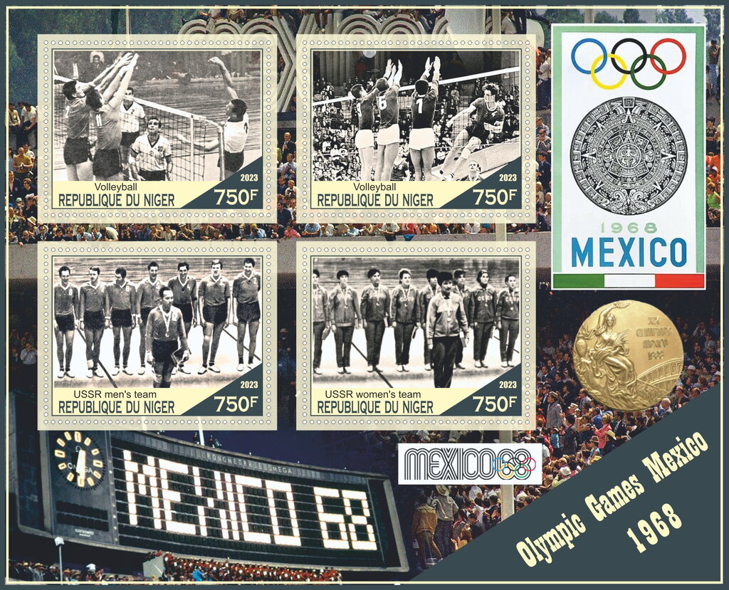 Olympic Games in Mexico in 1968 Volleyball
