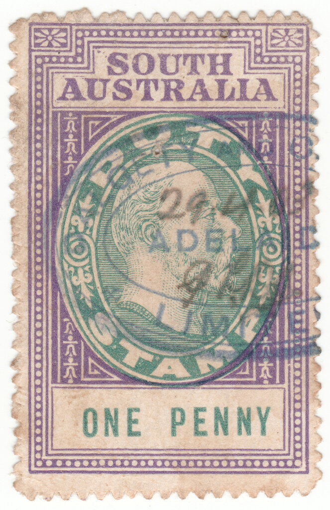 Edward VII - Duty stamp