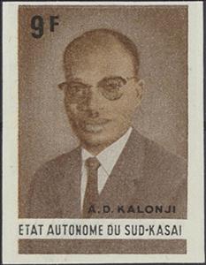 Stamp, Albert Ditunga Kalonji (1929-2015), South Kasai,  , Heads of State