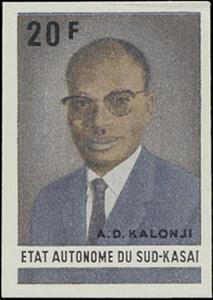 Stamp, Albert Ditunga Kalonji (1929-2015), South Kasai,  , Heads of State