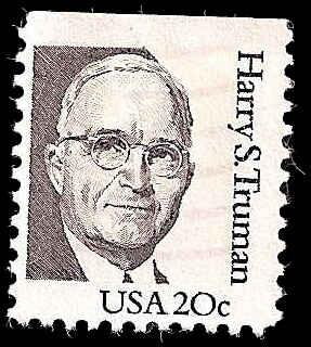 Stamp, Harry S Truman, United States of America,  , Famous People, Heads of State, Men, Optical Instruments, Politicians, Государственный деятель
