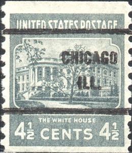 Stamp, White House (1792), Washington, D.C., United States of America,  , Government Buildings, Monuments