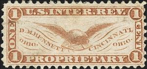 Stamp, D. M. Bennett, United States of America,  , Animals (Fauna), Birds, Birds of Prey, Eagles, Medicines