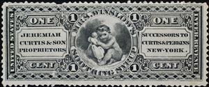 Stamp, Jeremiah Curtis & Son, United States of America,  , Children, Medicines