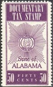 Stamp, Seal of Alabama, Alabama (AL),  , Maps, Seals (Emblems)