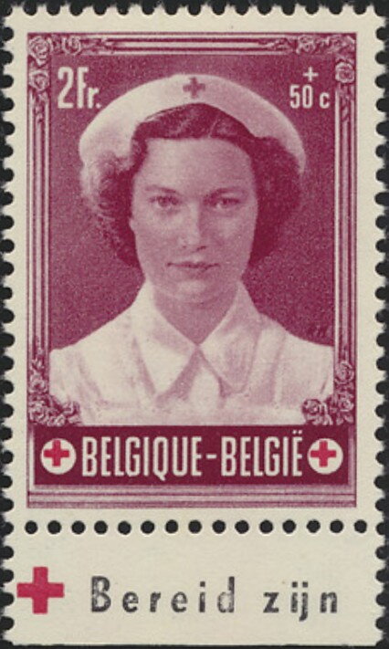 Princess Joséphine-Charlotte Pub "Bereid zijn" at the bottom