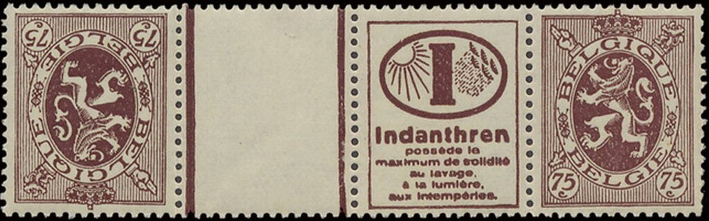 PUB Indanthren + Heraldic Lion 75ct Red Brown