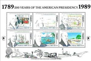 Mini Sheet, USA Events, Dominica,  