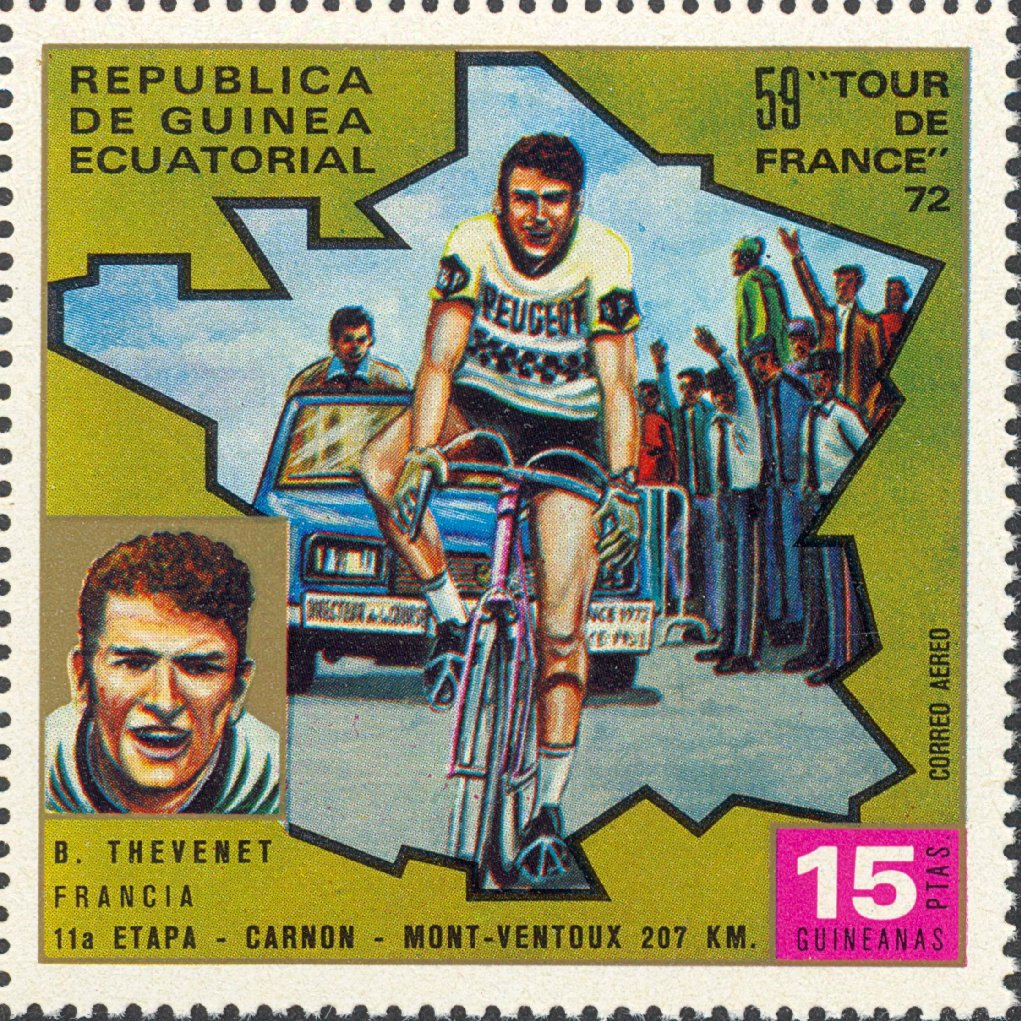 Bernard Thévenet (*1948): Carnon - Mont-Ventoux 207 km